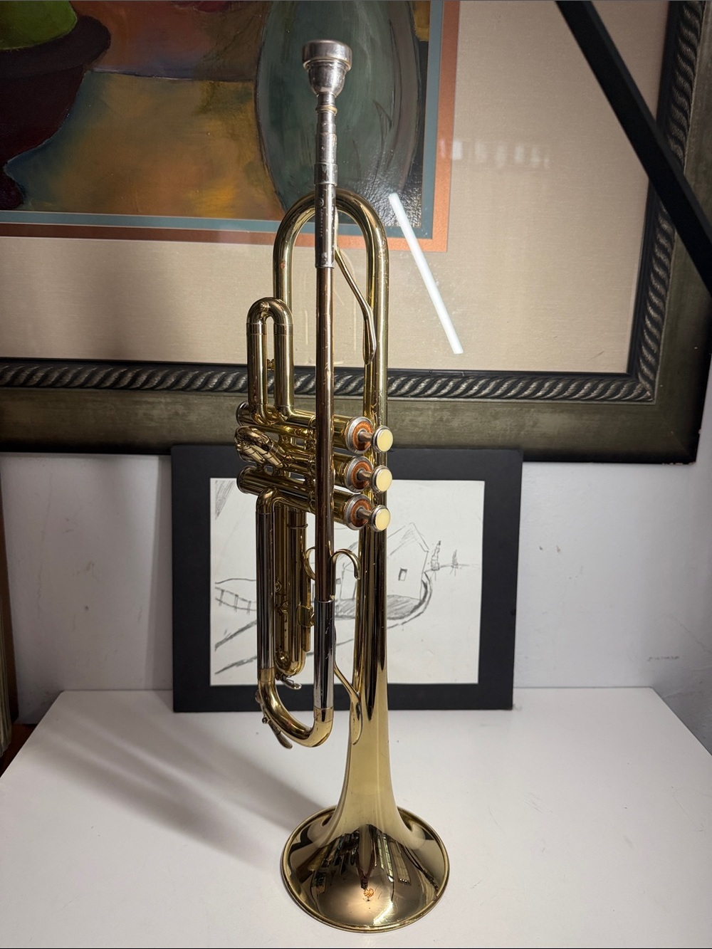 Yamaha YTR-323 Trumpet With Case and Mouthpiece